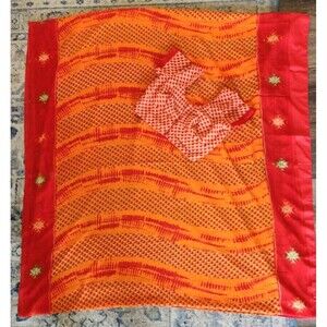 Beautiful Vintage Sari With Matching Blouse